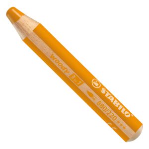 Lapices Stabilo Woody 3 En 1 X Unidad Trazo 220 Naranja