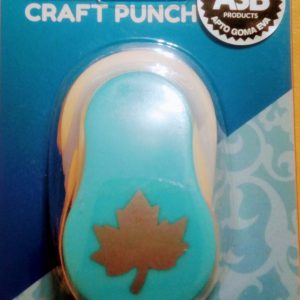 Perforadora Hoja De Parra Goma Eva Asb 25 Mm. Profesional Color Neutro