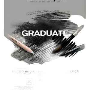 Canson Block Graduate Mix Media Gris 220 Grs A4 X 20 Hojas