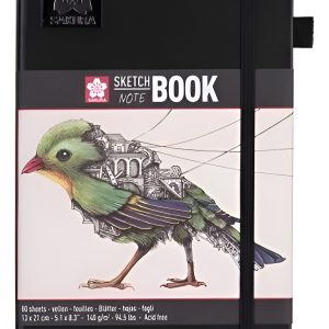 Cuaderno Sakura Sketch 140 Grs 13 X 21 Cm 80 Hs. Papel Crema