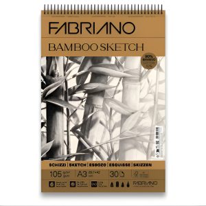 Block Fabriano Bamboo Sketch A3 Espiralado 105 G 30 H