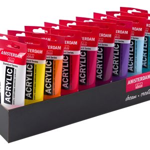 Set Pintura Profesional Pomo X 18 Colores X 120 Ml Amsterdam