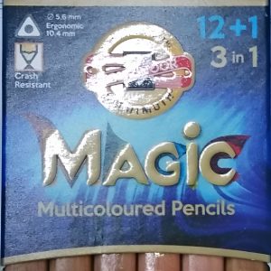 Lapices Multicolores Koh-i-noor Jumbo Magic 12+1