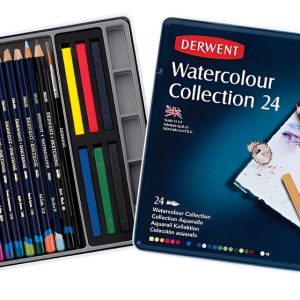 Derwent Watercolour Collection 24 Caja Metalica