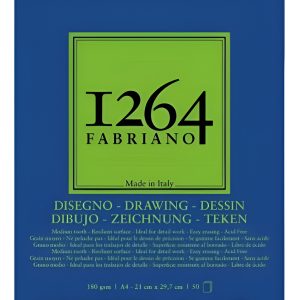 Block Fabriano 1264 Dessin A4 Anillado 180 Grs 50 Hjs