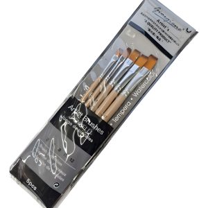 Pinceles Set Giorgione X 5 G-5020f Chato