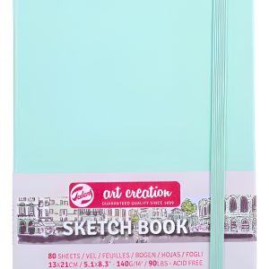 Cuaderno Sketch Art Creation Verde Menta 140 G 13x21 Cm 80 H