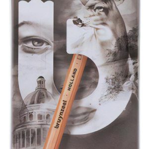 Lápices De Grafito Bruynzeel Expression Hb A 8b Pack De 6 En Lata