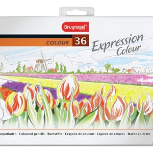 Lapices Colores Bruynzeel Expression X 36 Caja Metalica -