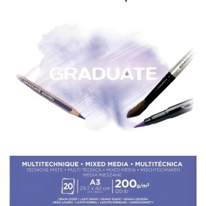 Canson Block Graduate Mix Media 200 Grs A3 X 20 Hojas