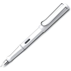 Lapicera Lamy Pluma Safari Blanca