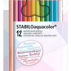 Lapices Stabilo Acuarelables Aquacolor Pastel Love X 12