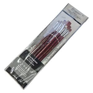 Pinceles Set Giorgione X 6 G-7112 F Chato