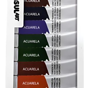 Set De 12 Acuarelas De Colores Consul Art