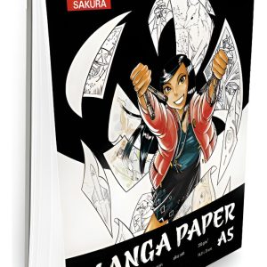 Block Papel Sakura Manga Paper Bristol A5 20 Hojas