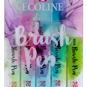 Ecoline Brush Pen Marcador Set X 5 Unidades Pastel