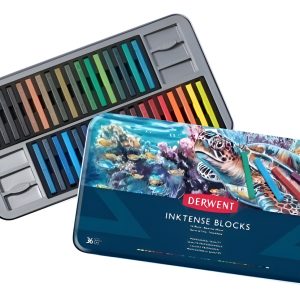 Barra Tinta Derwent Inktense Block X 36 Uni Caja Metalica