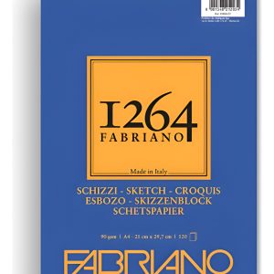 Block Fabriano 1264 Sketch A4 Anillado 90 Gr 120 Hj Vertical