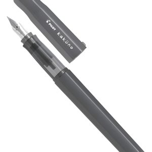 Lapicera Pilot Kakuno Pluma Gris
