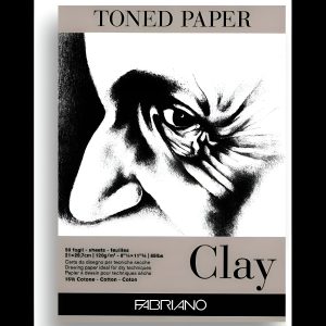 Block Papel Fabriano Toned Paper Clay A4 50 Hs 120 Grs