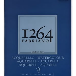 Block Fabriano 1264 Watercolour A3 Anillado 300 Grs 30 Hjs