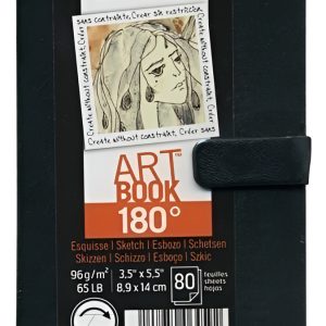 Libreta Canson Art Book 180 96 Grs 8.9 X 14 Cm 80 Hjs