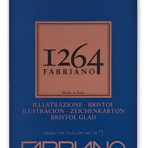 Block Fabriano 1264 Bristol A4 200 Grs 50 Hjs