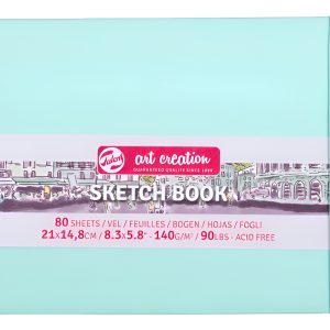 Cuaderno Apaisado Art Creation Verde Menta 21x14.8 Cm 140 G