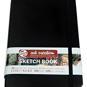 Cuaderno Sketch Art Creation Negro 140 Grs 13 X 21 Cm 80 Hs.