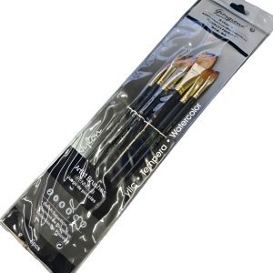 Pinceles Set Giorgione X 6 G-7300 A Punta Chanfleada