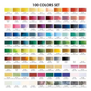 Acuarela Kuretake Gansai Tambi Pastilla X Unidad Color 31 Cadmium Scarlet