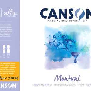 Canson Montval Block 300 Grs Grano Fino 29.7x42 Cm 300 Gr A3
