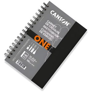 Cuaderno Canson Skecht One Espiralado 14 X 21.6 Cm 80h 100 G