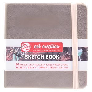 Cuaderno Sketch Art Creation Champagne 140 Gr 12x12 Cm 80 H