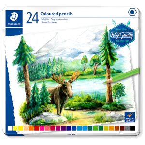 Lapices Staedtler X 24 Design Journey Caja Metal Alemanes