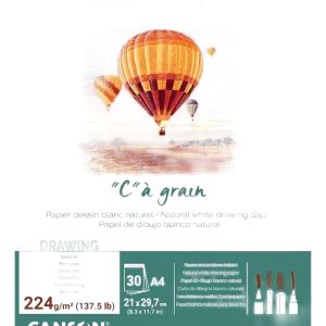 Block Canson C A Grain 21 X 29.7 Cm 224 Grs 30 Hojas