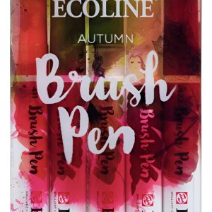 Ecoline Brush Pen Marcador Set X 5 Unidades Otoño