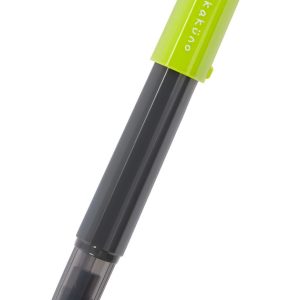 Lapicera Pilot Kakuno Pluma Verde Claro Verde Petróleo Prism Crush Black