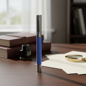 Pluma Estilográfica Monteverde Ritma Azul Capuchón Magnético Acero Inoxidable Varios