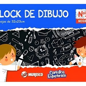 Block N 5 Muresco Negro 20 Hojas 32 X 23 Cm