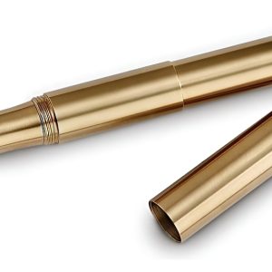 Lapicera Kaweco Supra Bronce Pluma Tinta Líquida Apta Grabado Con Estuche Imagen Carga