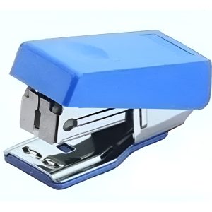 Abrochadora Kangaro Mini M10 Metal Azul Capacidad 10 Hojas Cartulina Papel
