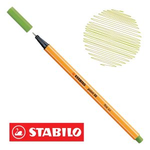 Stabilo Microfibra Point 88 X Unidad Color 33 Verde Manzana