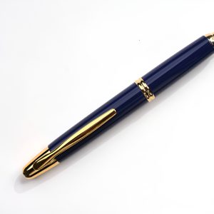 Lapicera Pluma Pilot Retractil Capless Azul C/ Dorado