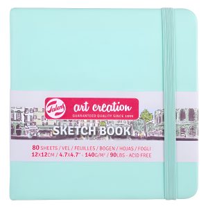 Cuaderno Sketch Art Creation Menta 140 Gr 12x12 Cm 80 H
