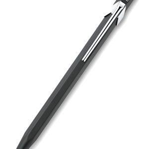 Portaminas Caran Dache Fixpencil 22 Metal 2 Mm X Unidad Color Negro Con Pulsador Negro