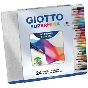 Cole Lapices Colores Giotto Supermina X 24 Lata