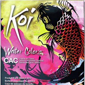 Acuarelas Sakura Koi 4 Metalizados, 12 Nacarados, 8 Fluoresc