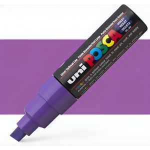 Uni Posca Marcador Pc-8k X Unidad Color Violeta Color De La Tinta Violeta