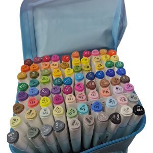 Set Marcadores 80 Colores Alcohol Doble Punta Norai